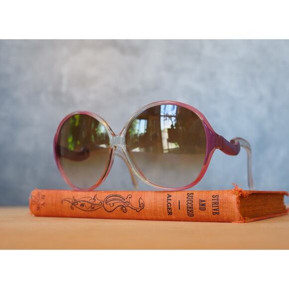 Vintage 1980s Sunglasses NOS Taiwan Multicolor Grandma Retro Festival Boho main image 5